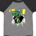 thumbnail image 4 of Inktastic I'm One Dinosaur Boys or Girls Baby Bodysuit, 4 of 5