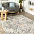 thumbnail image 6 of nuLOOM Maryetta Distressed Boho Area Rug, 6' 7" x 9', Blue, 6 of 9