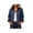 Navy, variant on Zynoxe Women's Cropped Jacket Fashionable Corduroy Cuffs & Collared Jackets for Women Relaxed Long Sleeve Button Down Casual Jackets Solid Color Casual Outerwear With Side Pockets S