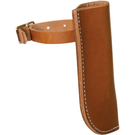 Weaver Harness Leather Strap Saddle Flag Pole Carrier 1-1/8" Diameter Brown