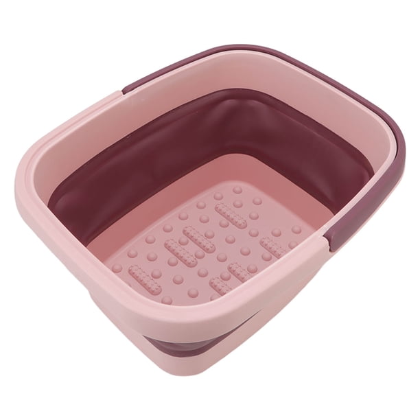 Lavabo para spa para pies NikouMX Bañera plegable para pies Cubo de baño para masaje de pies