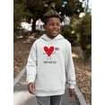 thumbnail image 2 of Happy 4Th Of July Heart Hoodie Juniors -Image by Shutterstock,  x-Large, 2 of 4