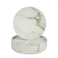 thumbnail image 1 of Posavasos de cuero con protección contra derrames para escritorio, posavasos de cuero duraderos y antideslizantes, aptos para uso común, 1 of 5