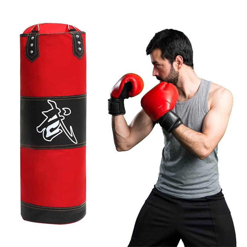 ULTRA FITNESS EMPTY and UNFILLED Punch Bag MMA Training Muay Thai with Chain