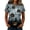 Dark Gray #153, variant on DORKASM Halloween Shirts for Women Round Neck Ghost Graphic Loose Pullover Short Sleeve Spooky Funny Print Fall Winter T Shirt Pumpkin Vacation Lounge Tshirt Yellow XL
