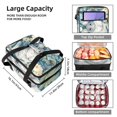 thumbnail image 3 of Animal Double Layered Insulated Refrigerated Lunch Bag with Two Compartments, Large Capacity, Hand Carry - 7.1x11.4x16.1 Inches, 3 of 6