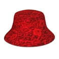 thumbnail image 1 of Balery Red Rose Sombreros para el sol para hombre y mujer, sombrero de pescador con UPF 50+, 1 of 6