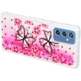 thumbnail image 4 of Case for Samsung Galaxy S23 FE, Galaxy S23 FE Case Cute Pink Glitter Luxury Sparkle Liquid Girls Women Quicksand Clear Soft TPU Protective Phone Case for Samsung Galaxy S23 FE Pink Butterfly, 4 of 10