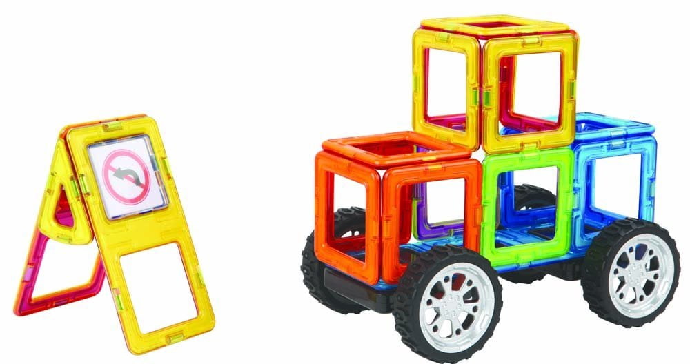 Magformers Wheel Accessory 11-Piece Magnetic Construction Set