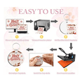 thumbnail image 5 of 180 Pieces Sublimation Keychains in Bulk, Double-Sided Heat Transfer Decorative Blanks, Suitable for DIY A, 5 of 7