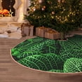 thumbnail image 5 of Sikiie Natural Green Leaves Christmas Tree Skirt, Christmas Tree Decorations, Christmas Decor, Tree Mat Decoration(30-48IN)-30", 5 of 6