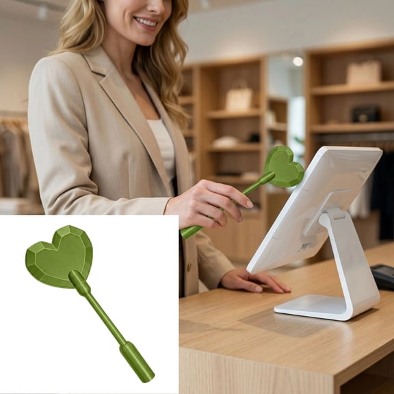 Wand Tap to Pay, 3D Printed Magical Heart-shaped Wands Contactless Payment Card Holder, Easy to Carry, Tap-to-Pay Credit Card Wand, Funny Gift for Adult,Orange