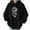 Black, variant on jsaierl Oversized Hoodies for Women Dragon Print Sweatshirt Top Long Sleeve Casual Pullover Hooded Sweatshirt with Kangaroo Pocket