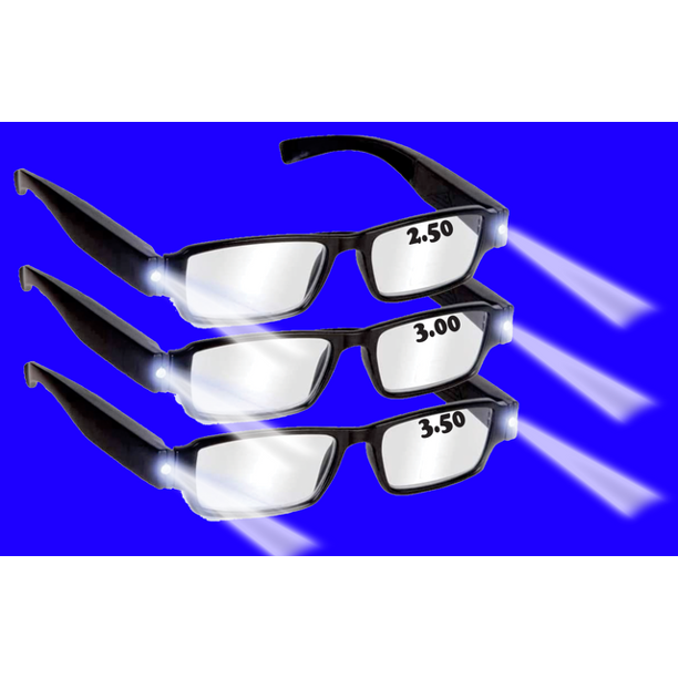 Reading Glasses With LightBuiltin ultra bright LED lights Reading