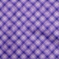 thumbnail image 1 of oneOone Cotton Cambric Purple Fabric Check Craft Projects Decor Fabric Printed By The Yard 56 Inch Wide, 1 of 4