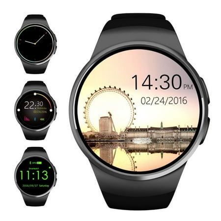 AGPtek Bluetooth Smart Watch Phone SIM TF Sleep Monitor Heart Rate Monitor for IOS (Best Smartwatch With Sim 2019)
