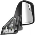 thumbnail image 4 of TRQ Mirror Manual Textured Black Convex Insert Passenger Side Right for NV200 MRA08369 Fits select: 2013-2021 NISSAN NV200 2.5S/2.5SV, 2015-2018 CHEVROLET CITY EXPRESS LS, 4 of 4