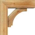 thumbnail image 5 of Ekena Millwork 6"W x 18"D x 18"H Imperial Block Rough Sawn Bracket w/ Offset Brace, Western Red Cedar, 5 of 25