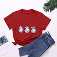 thumbnail image 6 of Godom Womens Halloween Graphic Tee Shirts Short Sleeve Tops Oversized Tshirts Trendy Casual Loose Blouse, 6 of 6