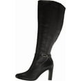 thumbnail image 3 of Naturalizer Women's Henny Wedge Pump Boot Black Wide Calf Leather 7M, 3 of 5