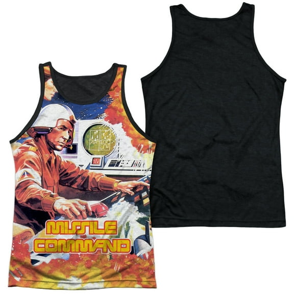 Atari - Missle Commander - Black Back Tank Top - XXX-Large
