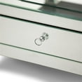 thumbnail image 2 of Michael Amini Montreal Mirrored Accent End Table with Drawer, 2 of 4