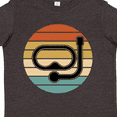 thumbnail image 4 of Inktastic Scuba Diver Retro Sunset Diving Gift Boys or Girls Toddler T-Shirt, 4 of 5