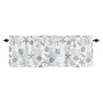 thumbnail image 2 of Paire de Courts Rideaux de Cuisine, Rideau Demi-Fenêtre en Polyester à Impression 2D 137x45 cm Imperméable Résistant aux Taches d'Huile Filtrant la Lumière pour Maison Café, 2 of 5