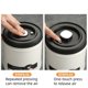 thumbnail image 5 of Contenedor de almacenamiento de granos de café de acero inoxidable Caja de tarro sellada al vacío a presión, 5 of 11