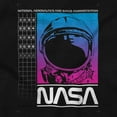 thumbnail image 2 of Vaporwave NASA Worm Logo Astronaut Women's T Shirt Ladies Tee Brisco Brands S, 2 of 5