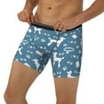 thumbnail image 3 of Salouo Poodle Dog Pattern Men's Boxer Briefs, Soft & Breathable Underwear Elastic Waistband Briefs for Men,1-Pack, 3 of 7