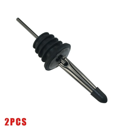 

2pcs Wine Pourer Reusable Pourer Dustproof Stainless Steel Pouring Tool for Home Pub Type 7