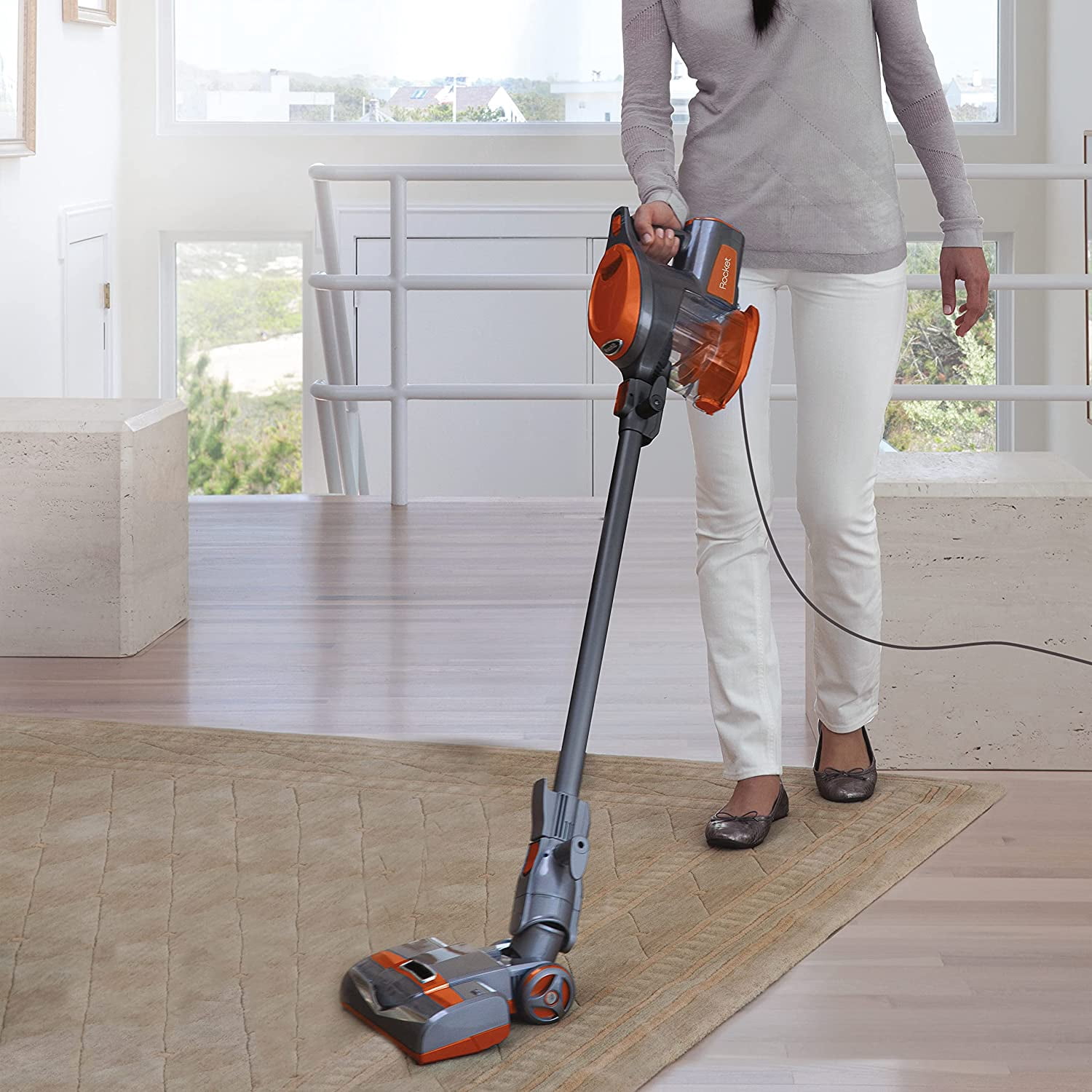 Shark Rocket Ultra Light Stick Corded Vacuum - Orange / Gray