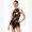 Black, variant on IBTOM CASTLE Women Star Sequins Fringe Tassel Cami Leotard One Piece Bodysuit Latin Jazz Dance Acrobat Rave Costume XS Blue