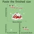 thumbnail image 4 of JeashCHAT Christmas House Window Clings Stickers for Glass, Xmas Wall Decals Decorations Holiday Merry Christmas Decals for Party, 4 of 9