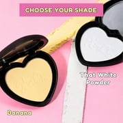 KimChi Chic Beauty Almost Catfished Micro Pressed Powder, Under Eye Brightening & Setting, Banana, 0.14 oz