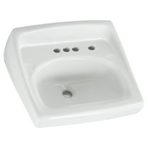 American Standard Lucerne Wall-Mounted Bathroom Sink in White