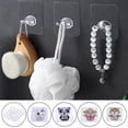 thumbnail image 4 of Braveheart Porte-Brosse à Dents Mural Support à Brosse à Dents Étanche Anti-Humidité Support de Rangement Stable, Transparent, Animal 4, 4 of 9