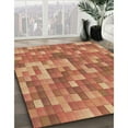 thumbnail image 3 of Ahgly Company Tapis d'Intérieur Lavables à la Machine, Carrés de Pamplemousse de Transition, Carrés de 4', 3 of 7
