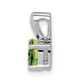 thumbnail image 2 of 925 Sterling Silver Peridot Necklace Charm Pendant Birthstone August, 2 of 8