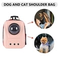 thumbnail image 4 of Mochila Transporte Gato Mochila de transporte para gatos Astronaut Bubble Pet Outing Bag Space Pet Backpack (Rosa), 4 of 8