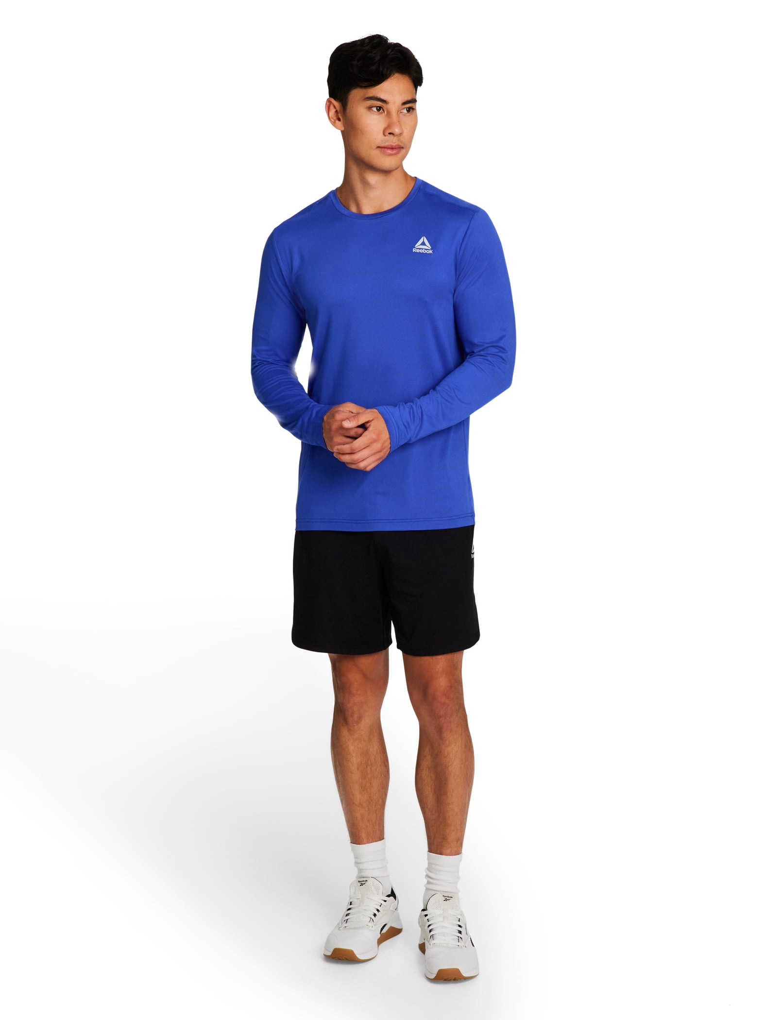 Reebok Men's and Big Men's Legacy Core Long Sleeve T-Shirt, Sizes XS-5XL