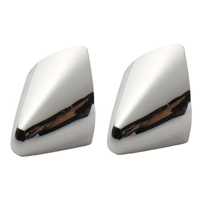 2 protectores de puntas de zapatos de Metal, puntera de tacón alto, accesorios duraderos, suministros elegantes de Color sólido, tapa de puntas de zap Plata