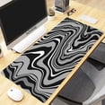 thumbnail image 3 of Alfombrilla de ratón para ordenador Gamer Strata Liquid Mousepad 900x400 XXL, alfombrilla grande para ratón en blanco y negro, alfombra para escritorio de PC, alfombrilla para teclado, 3 of 5