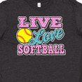 thumbnail image 4 of Inktastic Live Love and Softball Youth T-Shirt, 4 of 5