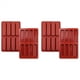 thumbnail image 1 of Molde de Silicona para Galletas con Dedos de 4 Uds, Molde para Hornear Barras de Cereales con 8 Cavidades, Molde para Barras de Chocolate, para Dulces, Pan, Muffins y Jabón, 1 of 8