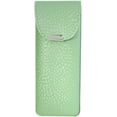 thumbnail image 2 of Eyeglass Case Top Snap Closure Metal Embellishment Pearly Shade Of Blue, 2 of 6