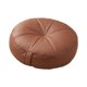 thumbnail image 4 of Almohada redonda almohada de colchón de piso de lanzamiento suave accesorios de asiento premium cojín de meditación para silla sofá balcón de balcón Marrón, 4 of 8