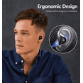 thumbnail image 4 of Wireless Earbuds 5.1, Bluetooth Earbuds with Mic, Deep Bass Noise Cancelling Earphones Earbuds IPX8 Waterproof In-Ear with LED Display Charging Case for Sport, School(Black), 4 of 8