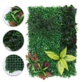 thumbnail image 3 of Panel de césped artificial con plantas, valla decorativa para jardín exterior y patio., 3 of 7